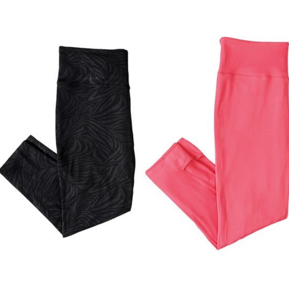 2pk Ladies Soft Capri Leggings - Picture 5 of 5